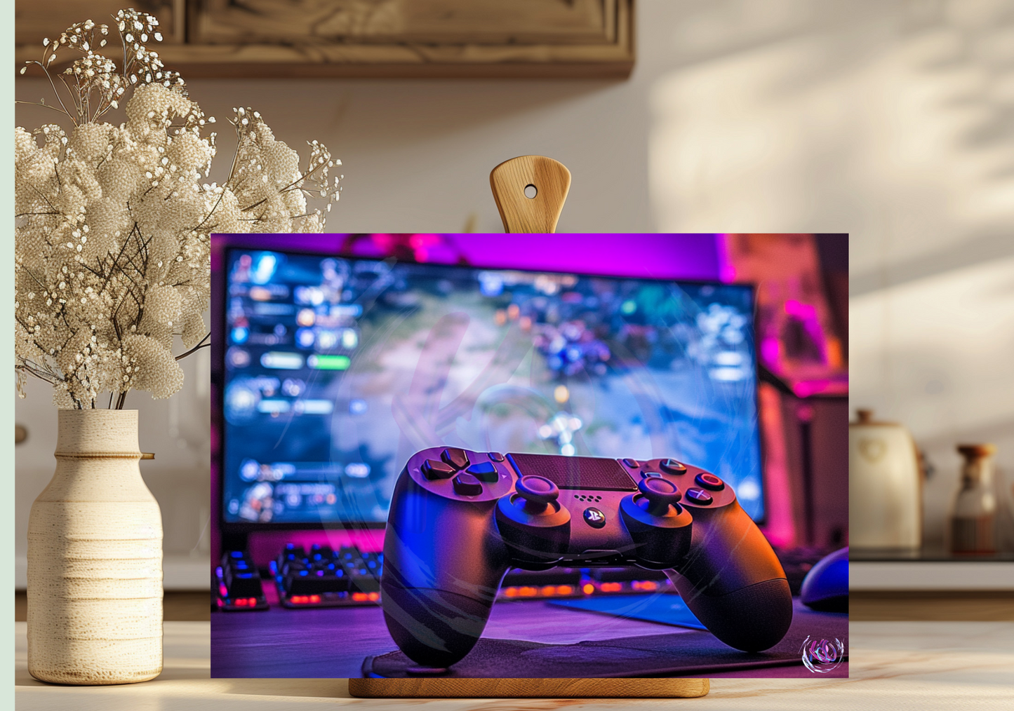 "Gaming“ Glas-Schneidebrett in 2 Größen