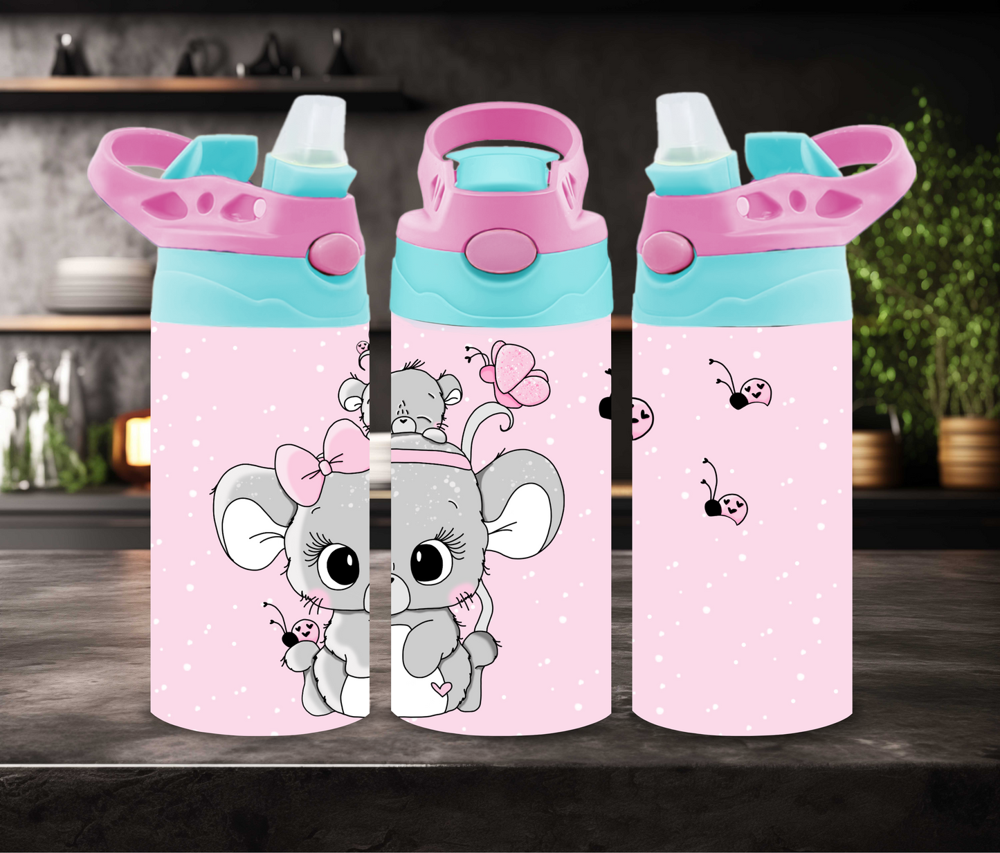 "Maus 3" Kinder Thermosflasche 12oz/20oz