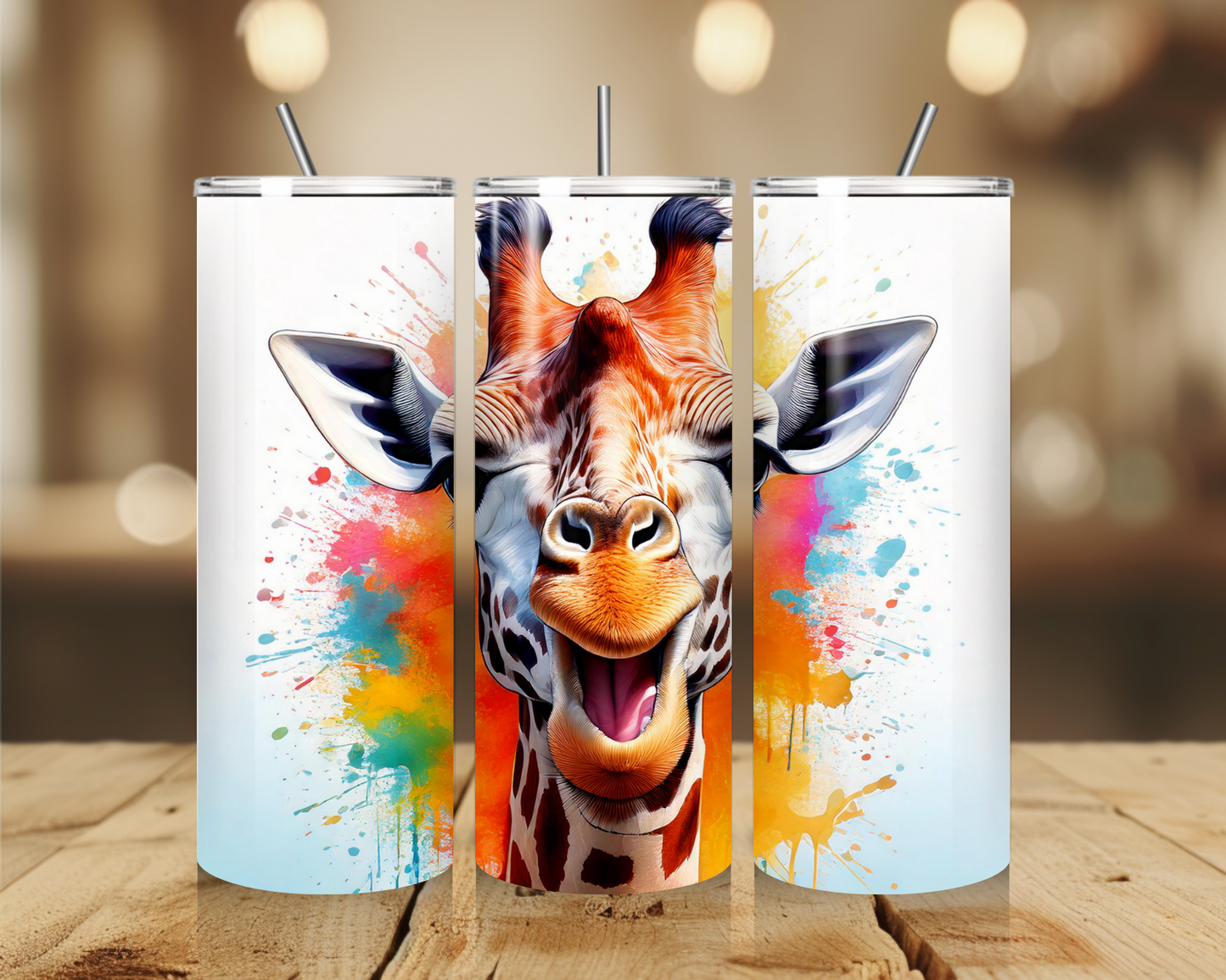 "Giraffe watercolor"