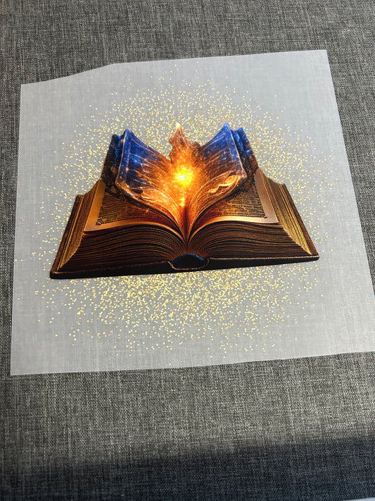Bügelbild "Magic Book"